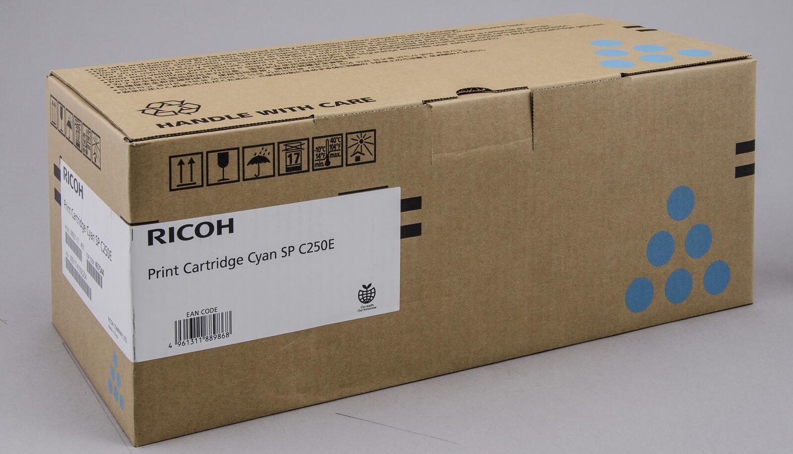 Ricoh Original Type SP C250E Toner - cyan (407544) Ricoh Original Type SP C250E Toner - cyan (407544)